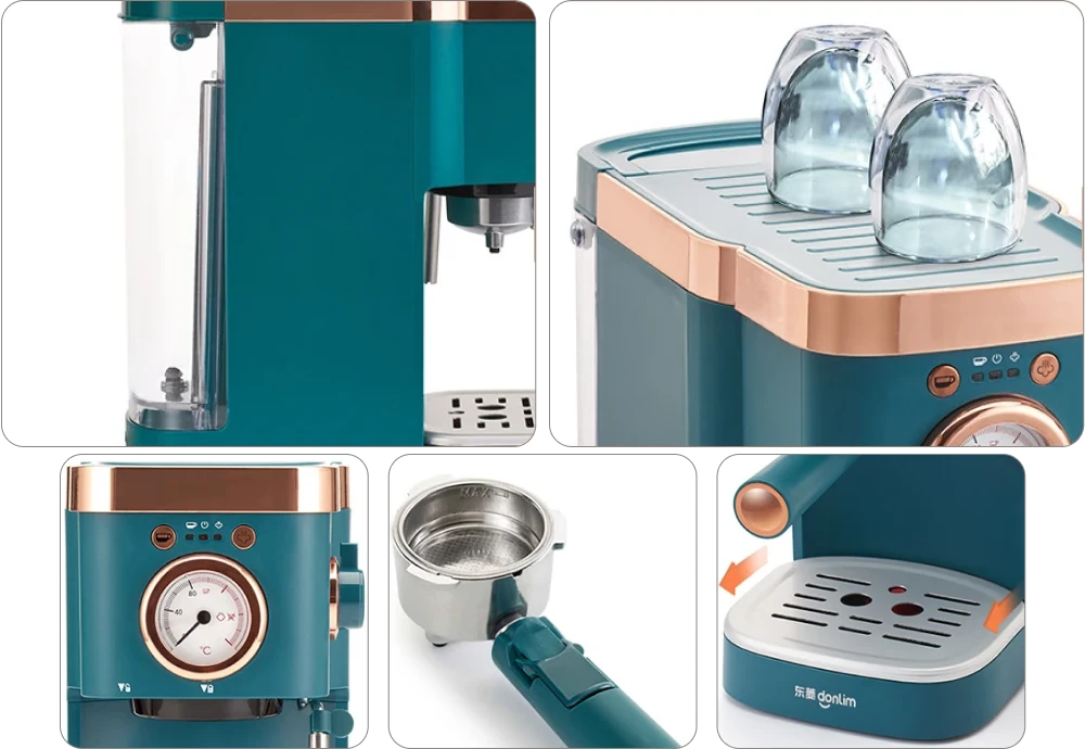 compact espresso machine with grinder