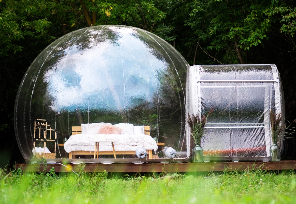 night sky bubble tent